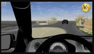 Simulazione 3D di incidente frontale in curva